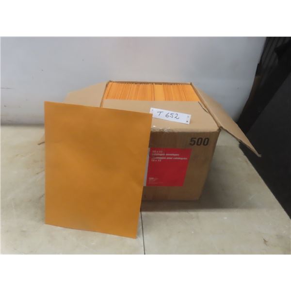 Five Hundred Catalogue Envelopes, 10" x 13"