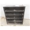 Image 1 : Four Tier Metal Shelving Unit, 28" x 26" x 12"