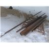 Image 1 : 8 Pieces of Steel Box Tubing and Angle Iron