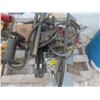 Image 1 : Pallet Lot of Air Hose, Miscellaneous Hose Reel, and Trailer Hitch