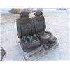 Image 1 : 2 Black Leather Bucket Seats, Center Console, and Mirrors