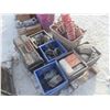 Image 1 : Pallet Lot of Miscellaneous Auto Parts, Semi Air Line, Bungee Cords, and More