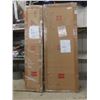Image 1 : 40" x 76" Hinged Frameless Shower Door (NSR, Missing Hardware)