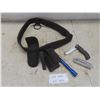 Image 1 : Tool Belt w/ Working Flashlight, Folding Knife and Multi-Tool