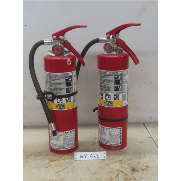Two Fire Extinguishers w/ Charge