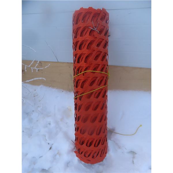 3 Rolls of Snow Fence