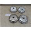 Image 1 : 4 Vtg Gumball Machine Lids: 3 Beaver and 1 Talking Vendor