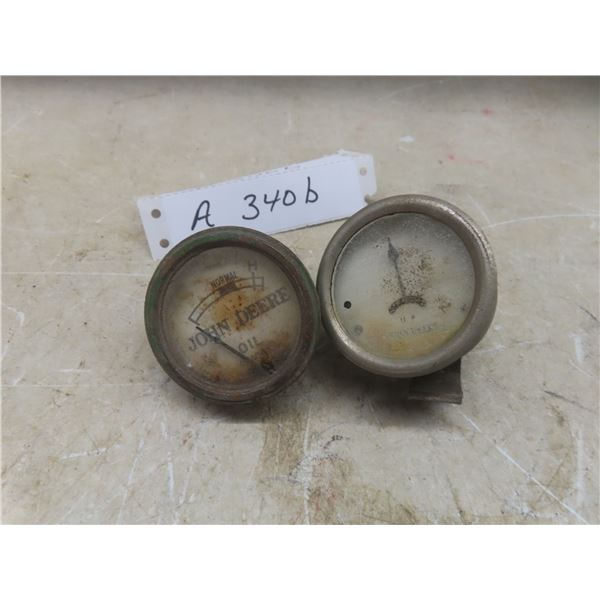 2 John Deere Gauges