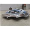 Image 17 : Grand Prix Snowmobile Oil Tin Arctic Cat Emblem Mercury Marine Medallion (has damage) and More