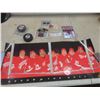 Image 1 : 2 Pucks Winnipeg Gaults & Montreal Canadiens Autographed + Wayne Gretzky Card Sealed Pkg McDonalds