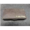 Image 5 : Vtg E Leitz Wetzlar Microscope Stage Micrometer Slide w black case & Abbes Test Plate Optical