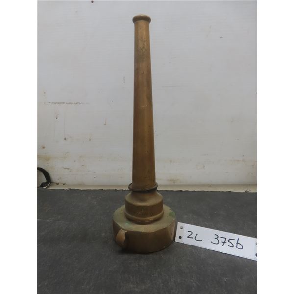 Coulter Brass Fire Hose Nozzle