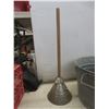 Image 6 : Galvanized Tub & Vtg Clothes Plunger
