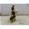 Image 1 : Vtg Girolamo Luxardo Italian Nubian Lady Decanter or Repurposed Candle Holder