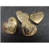 Image 3 : Heart Pins Incl Vtg Brass Girl Guides of Canada Pin and Two Push Pins