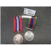 Image 1 : Canadian Volunteer Service Medal (CVSM) and United Kingdom WWII War Medal