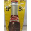 Image 9 : Metal Pepsi-Cola Sign, 28 1/2" x 16"