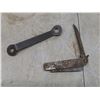 Image 7 : Assorted Vtg Tools Incl Cochran Speed Wrench, Cobbler Pliers, Tack Hammer, Hydrant Wrench