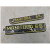 Image 5 : Four Manitoba License Plates (1976, 1964 Pair, 1965, 1969) Plus Novelty Plate in Original Packaging