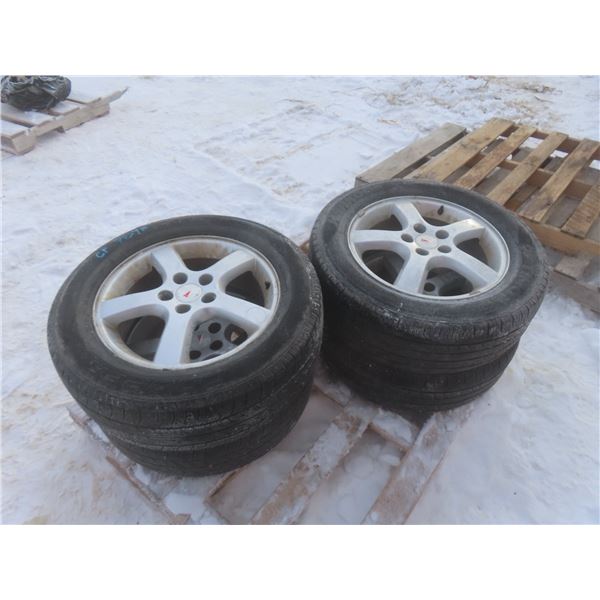 4 Pontiac Rims w/ Tires 225/60R17