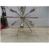 Image 2 : Mid-Century Modern Sputnik-Style Chandelier, Approx. 33" x 28"