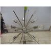 Image 3 : Mid-Century Modern Sputnik-Style Chandelier, Approx. 33" x 28"