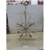 Image 4 : Mid-Century Modern Sputnik-Style Chandelier, Approx. 33" x 28"