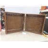 Image 1 : Two Rattan Basket Drawers Measuring 6" x 21" x 22"