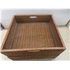 Image 3 : Two Rattan Basket Drawers Measuring 6" x 21" x 22"