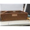 Image 5 : Two Rattan Basket Drawers Measuring 6" x 21" x 22"