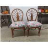 Image 1 : Two Mid-Century Modern Rattan Sunroom Chairs w/ Cushions
