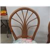 Image 2 : Two Mid-Century Modern Rattan Sunroom Chairs w/ Cushions