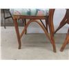 Image 4 : Two Mid-Century Modern Rattan Sunroom Chairs w/ Cushions