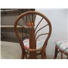 Image 7 : Two Mid-Century Modern Rattan Sunroom Chairs w/ Cushions