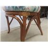 Image 9 : Two Mid-Century Modern Rattan Sunroom Chairs w/ Cushions