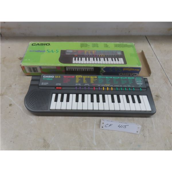 Casio SA-5 Songbank Keyboard (No Power Cord)