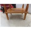 Image 4 : Wooden Telephone or Plant Stand Measuring 26" x 14 1/2" x 11 1/2"