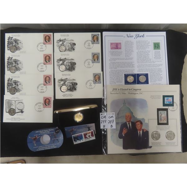 Assorted Stamp & Coin Collection