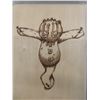 Image 2 : 4- Vintage Wood Burning Art Work Pictures, Inca Warrior Viking, Ragdoll, Neferti Pharaoh