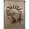Image 3 : 4- Vintage Wood Burning Art Work Pictures, Inca Warrior Viking, Ragdoll, Neferti Pharaoh