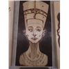 Image 5 : 4- Vintage Wood Burning Art Work Pictures, Inca Warrior Viking, Ragdoll, Neferti Pharaoh