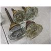 Image 2 : 9- Vintage Glass door Knobs, Axels, & Parts