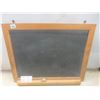 Image 1 : Antique Black Slate Old School Double Sided Chalk Board, 27''  X 21''