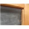 Image 4 : Antique Black Slate Old School Double Sided Chalk Board, 27''  X 21''