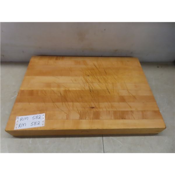 Vintage Commercial 30lb Butcher Block. Newly Applied WATCO Butcher Block Oil & Conditioner
