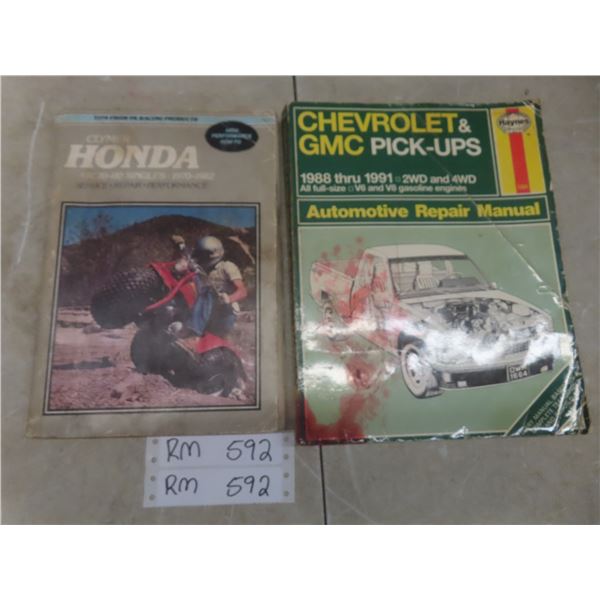1970-1982 Honda ATC70-110 Manual & 1988-1991 Chevy Truck Manual