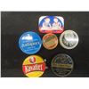 Image 4 : 6- Antique Watch Repair Tins, 10 Quack Medicine Tins, & Old Danish Wooden Lucky  Hanging Monkey