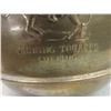 Image 3 : Vintage Pony Express Brass Cut Plug Tobacco Spittoon 10'' x 9''