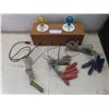 Image 1 : Vintage Electrical Dual Light Circuit Tester with 11 Push