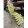 Image 9 : Vintage Fold-Up Lawn Chair And Lounger